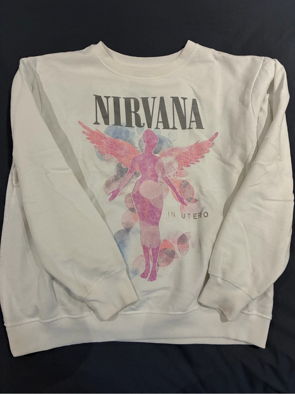 White Nirvana Sweatshirt